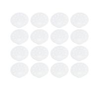16pcs Pompe de mammaire Remplacement de la membrane accessoire Silicone Pompe de lait diaphragme Blanc compatible avec les mammaires manuels et électriques pour les mamans