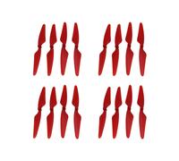 16Pcs pour Pales pour Hélices Quadcoptères Hubsan H501S X4 Rc 2Cw / 2Ccw, Rouge