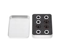 16pcs Roulements à Billes en Acier et Céramique, Roulements Miniatures à Simple Face 8 X 22 X 7 mm