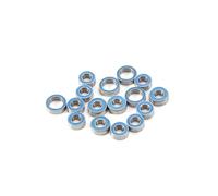 16PCS Rubber Sealed Ball Bearing Kit for Tamiya TT02 TT-02 TT02D TT-02D 1/10 RC Car Upgrades Parts Accessories
