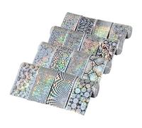 16pcs - Set Laser Ciel Étoilé Ongle Feuille Autocollant De Transfert D'art Outil De Manucure Bricolage