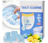 16PCS Tablette WC Détartrant, Lavage Enzymatique Biologique Actif, Désodorisante pour Toilettes Comprimés Nettoyants Concentrés Solubles