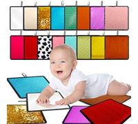16pcs Tapis Sensoriels pour Enfants, Carreaux De Sol Sensoriels Texturés Assortis, Murs Sensoriels, Exercices Sensoriels Précoces Tapis Sensoriels Jouets Sensoriels Pour les Enfants Autistes Enfants