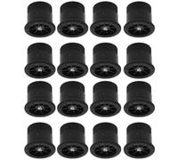 16PCS Variable Arc Nozzles, 360° Adjustable Pop-Up Sprinkler Heads Compatible with RainBird, for Improved Lawn Irrigation, High-Efficiency Garden Lawn Irrigation Set (17AN Black)
