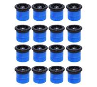 16PCS Variable Arc Nozzles, Replacement Heads Radius High Efficiency Replacement Pop up Sprinkler Heads, for Improved Lawn Irrigation (15AN Blue)