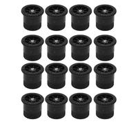 16PCS Variable Arc Nozzles, Replacement Heads Radius High Efficiency Replacement Pop up Sprinkler Heads, for Improved Lawn Irrigation (17AN Black)
