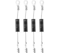 16Pièces Diodes Rectificatrices Métal Micro-Ondes Haute Tension Noires