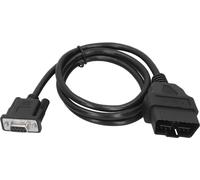 16Pin OBD2 à RS232 DB9 CAR Diagnostic Interface Adapter -Prise de câble d'extension