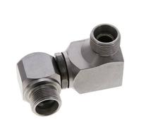 16S Acier zingué Boule Guidée Double Joint Tournant Raccord Coupant DN 12350 bar NBR ISO 8434-1