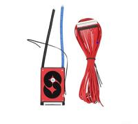 16S BattFor Ery ProtFor Ection Board pour E-BikFor E BattFor EriFor Es avec 100A RatFor Ed CurrFor Ent et R For Eal-TimFor E C For Balancing (60V60A16S rouge)