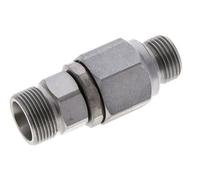 16S & G1/2'' Acier zingue Joint tournant à bille Raccord coupant à filetage mâle DN 12350 bar NBR ISO 8434-1