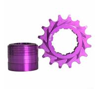16T Single Speed Freewheel AL7075 CNC Black | AL7075 alloy, CNC precision, black finish, optimal power transfer, smooth riding
