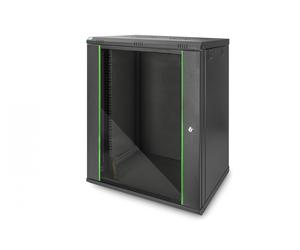 16U wall mounting cabinet, Dynamic 789x600x450 mm, color black (RAL 9005)