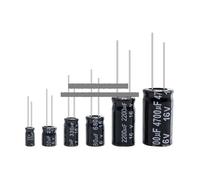 16V Aluminum Electrolytic Capacitor 10UF 22UF 33UF 47UF 100UF 220UF 470UF 680UF 1000UF 2200UF 3300UF 4700UF 6800UF 22000UF NWPNLXEA(16V 2200UF 5PCS)