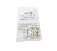 16values*20pcs=320pcs 1206 SMD Capacitor assorted kit 10pF~22uF component diy samples kit AUOQKQUT