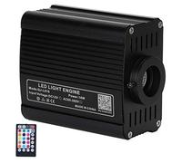 16W Twinkle Fiber Optic Light Engine Kit de plafonnier à LED RGBW Contrôle APP avec télécommande à 28 touches pour la décoration d'éclairage de plafond