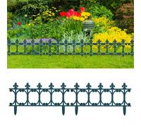 16x Bordures de Jardin Vert 10 m PP Pelouse Plate-bande Parterre Allée vidaXL