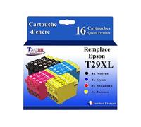 - 16x Cartouches compatibles avec Epson T2991, T2992, T2993, T2994, T29XL