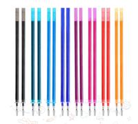 16x Mines de Rechange Compatibles avec Legami, 0,7 mm Recharge, Hauteur 13 cm, Recharges Colorées avec Encre Effaçable (8 Couleurs)