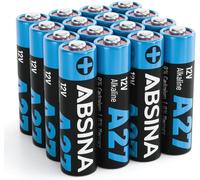 16x Pile 27a 12v Alkaline Pour Telecommande Portail, Ouvre-Porte De Garage Et Bien Plus - Pile A27 12v Alcaline Mini Étanche Et Durable - Piles A27, Pile 12v 27a, 27a 12v Pile, Pile V27a