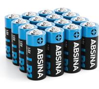 16x Pile LR1 N Lady pour ouvre-Porte de Garage, Calculatrice et Bien Plus - Pile LR 1 Alcaline 1,5V étanche & à Longue durée de Vie - Piles LR1, Pile E90, Pile 1,5V, Piles alcalines