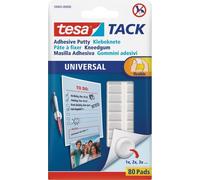 16x tesa 59405-00000-00 tesa Pâte à modeler adhésive TACK 80 pièces réutilisable blanc