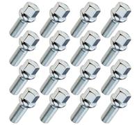 16x vis de roue M14x1.25 , longueur du filetage : 30mm, collerette sphérique, SW17
