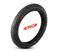 16x1.95 Pneu Vélo Résistant aux Punctures et Prêt Sans Chambre | Pneu Tout-Terrain for VTT et Commuting avec Parois Renforcées et Motif Bloc for Durabilité et Adhérence(1PC)