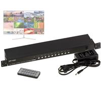 16x1 HDMI MULTIVIEWER Switch. Affichage multiple PIP de 1 à 16 Sources mosaique