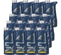 16X1 Litres Original MANNOL Huile De Compresseur ISO 46