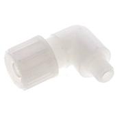 16x10mm & G1/4'' PVDF Raccord à compression coude avec filetage mâle 10 bar PVC et PA