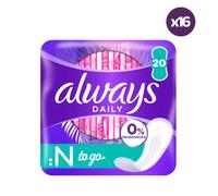 16x20 Protège-Slips Always Single To Go