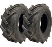 16x6.50-8 Open Centre Tyres Cleated Lug Industrial Plant Wanda P328 (Lot de 2)