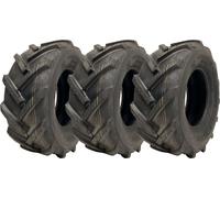 16x6.50-8 Open Centre Tyres Cleated Lug Industrial Plant Wanda P328 (Lot de 3)