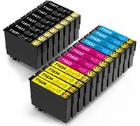 16Xl Cartouches D'Encre Remplacement Pour Epson 16 16Xl Pour Workforce Wf-2750 Wf-2760 Wf-2660 Wf-2650 Wf-2630 Wf-2540 Wf-2530 Wf-2010 Wf-2510 (8 Noir,4 Cyan,4 Magenta,4 Jaune)