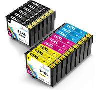 16Xl Ink Cartridge Compatible With Epson 16Xl For Epson Workforce Wf-2510 Wf-2630 Wf-2750 Wf-2760 Wf-2660 Wf-2530 Wf-2540 (6 Black 3 Cyan 3 Magenta 3 Yellow)