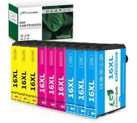 16Xl Multipack Cartouche D'Encre Pour Epson 16 Xl Pour Epson Workforce Wf-2010 Wf-2510 Wf-2520 Wf-2530 Wf-2540 Wf-2630 Wf-2650 Wf-2660 Wf-2750 Wf-2760 Wf-2010W (3 Cyan,3 Magenta,3 Jaune)