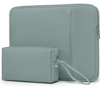 17-17,3 Pouces Housses Ordinateur Portable Pour 17"" 17,3"" Hp/Lenovo/Dell/Asus/Acer/Lg/Msi Gaming Laptop/Razer Blade 17/18, Sacoche De Protection Pour Hommes Femmes, Bleu Cendre Bleu