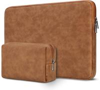 17,3 Pouces Imperméable Housse Sac De Protection Ordinateur Portable Sacoche Pour Dell Inspiron/Msi Gs73Vr Stealth Pro/Hp Envy 17/Lg Gram 17""/Rog Strix Gl702Vs/Lenovo/Asus/Notebooks,Brun Marron