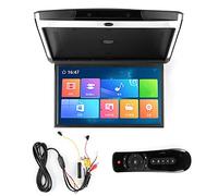 17,3 pouces IPS rabattable moniteur 1080P montage au plafond Bluetooth TV WIFI HDMI USB SD FM MP5 haut-parleur lecteur pour Android 8.1 écran pour les lecteurs vidéo aériens de voiture monter 25 pouce