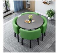 17,70 cm, table de salle à manger et chaises, table de cuisine avec 4 chaises, lot de 5 petites tables de cuisine modernes avec chaises, pour petit appartement, 22,90 cm