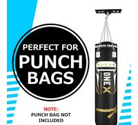 17,8 Cm De Boxe Sac De Frappe Fer Crochet De Plafond Plat Heavy Duty Entraînement Mma Cintre