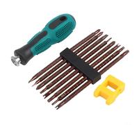 17 en 1 Jeu d'embouts de tournevis de précision avec embouts magnétiques, poignée ergonomique et acier au chrome vanadium, pour outils Dremel et perceuses manuelles, étui pour bricolage, réparations