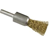 17 mm Brosse métallique en laiton Brosse métallique tige cylindrique pour perceuse