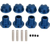 17 mm RC Rad Hubs Hex Kit Aluminiumlegierungadapter für Traxxas 1/10 Upgrade Blau