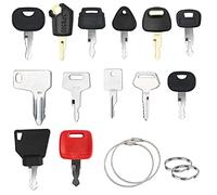 17 PCS Clés D'allumage de Remplacement,Clés de Démarrage Rechange du Commutateur D'allumage