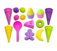 17 Piece Sand Toy Set - Building Molds Collection, Beach Play with Creative Construction, Outdoor Fun with Durable Design, Kids Activity, Safe Material for Boys Family Summer Vacation Travel
