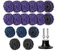 17 Pièces Disques de Nettoyage CSD Disque 50mm, pour le Traitement de Surface ou L'enlèvement de la pour Éliminer la Rouille les Soudures la Peinture