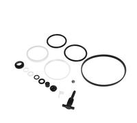 17 Pièces Kit de Réparation Joints pour Cric Hydraulique | Couvercle de Joint, Clapet de Retour et Bille en Acier, Plastique Métal Caoutchouc, Accessoires pour Entretien