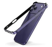 17 Pro Case Hollow Heat Dissipation Silicone Metal Bumper Phone Cover